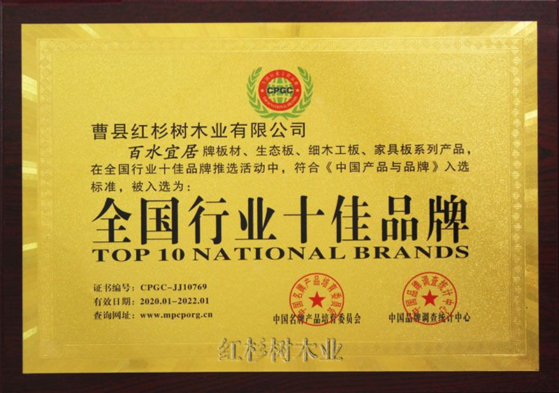 天下行业十佳品牌